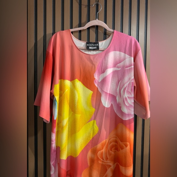 Moschino Pink and White Gradient Dress Sz S - Picture 3 of 6